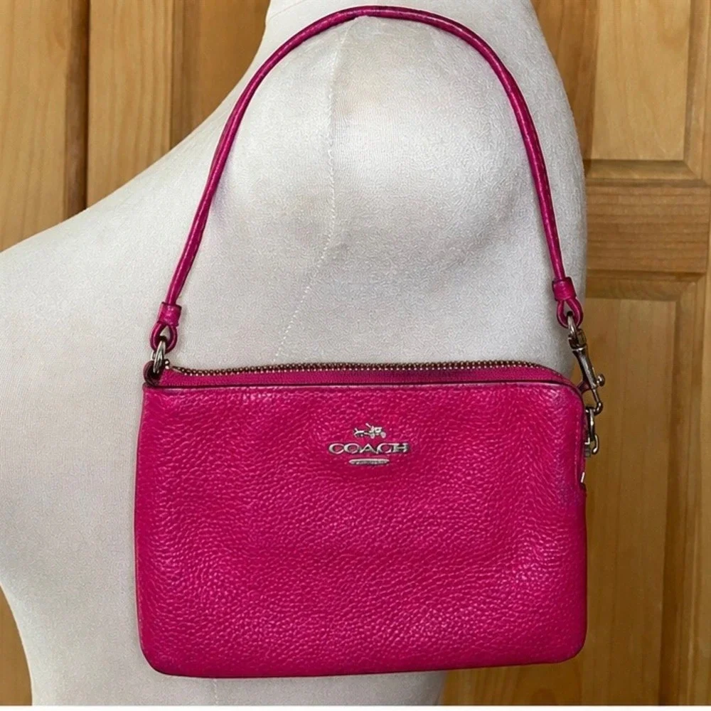 Y2K COACH Bundle - Pink & Brown Mini Bags Wristlets Signature Leather Canvas Set